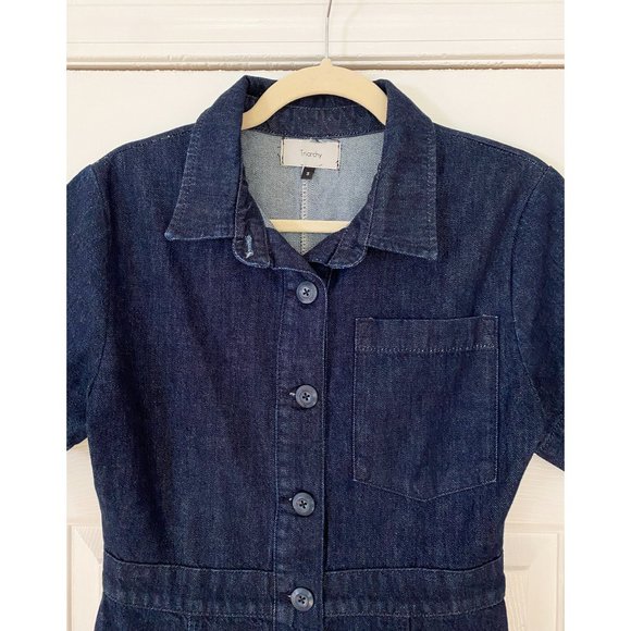 TRIARCHY DENIM THE TAILORED SHIRT DRESS - Picture 9 of 12